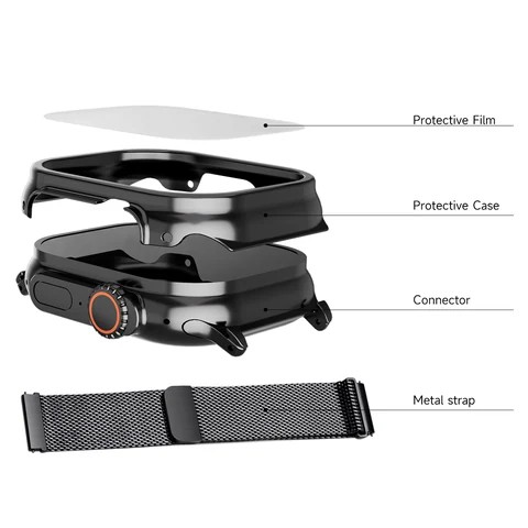 49 mm protective case set · 2