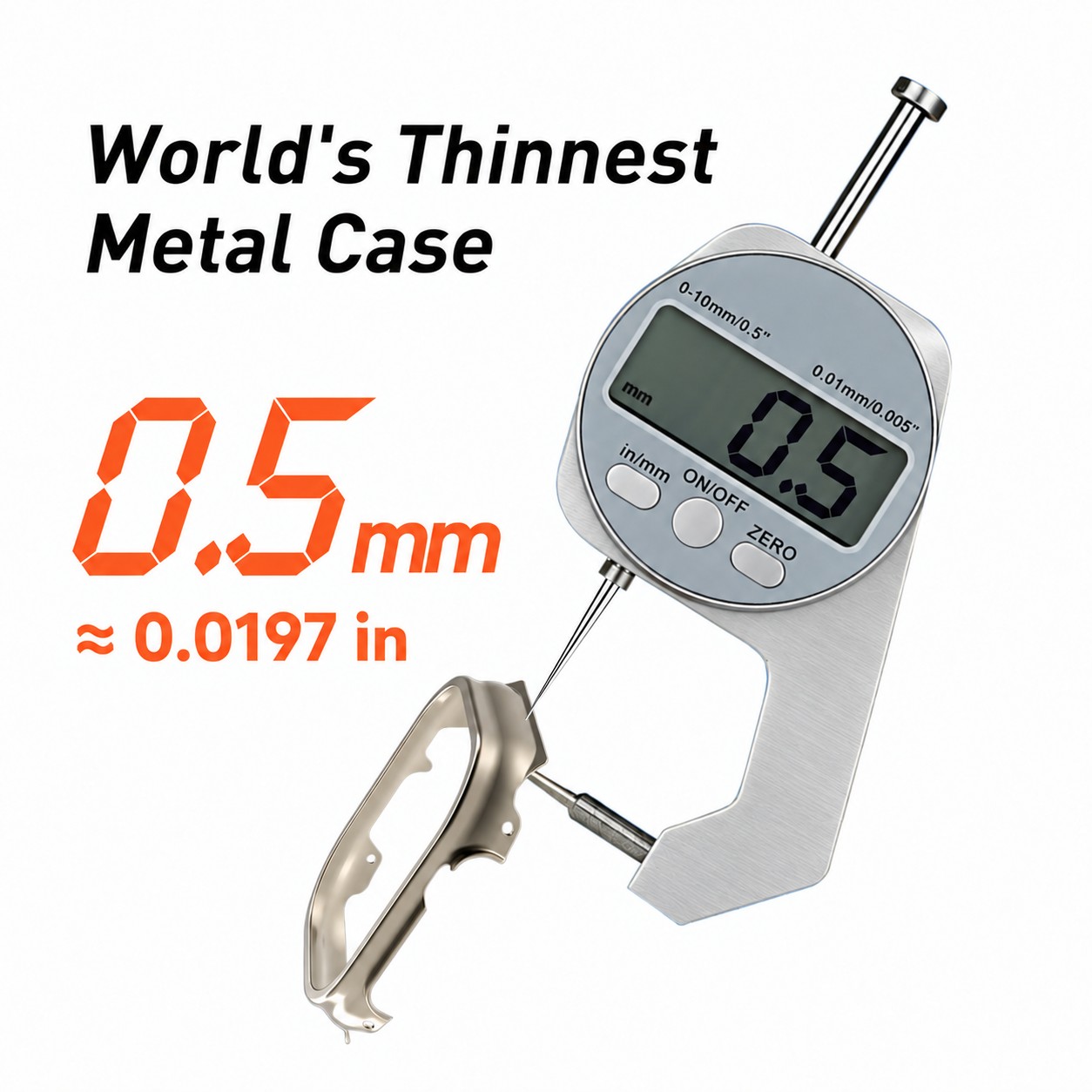 0.5 mm ≈ 0.0197 in